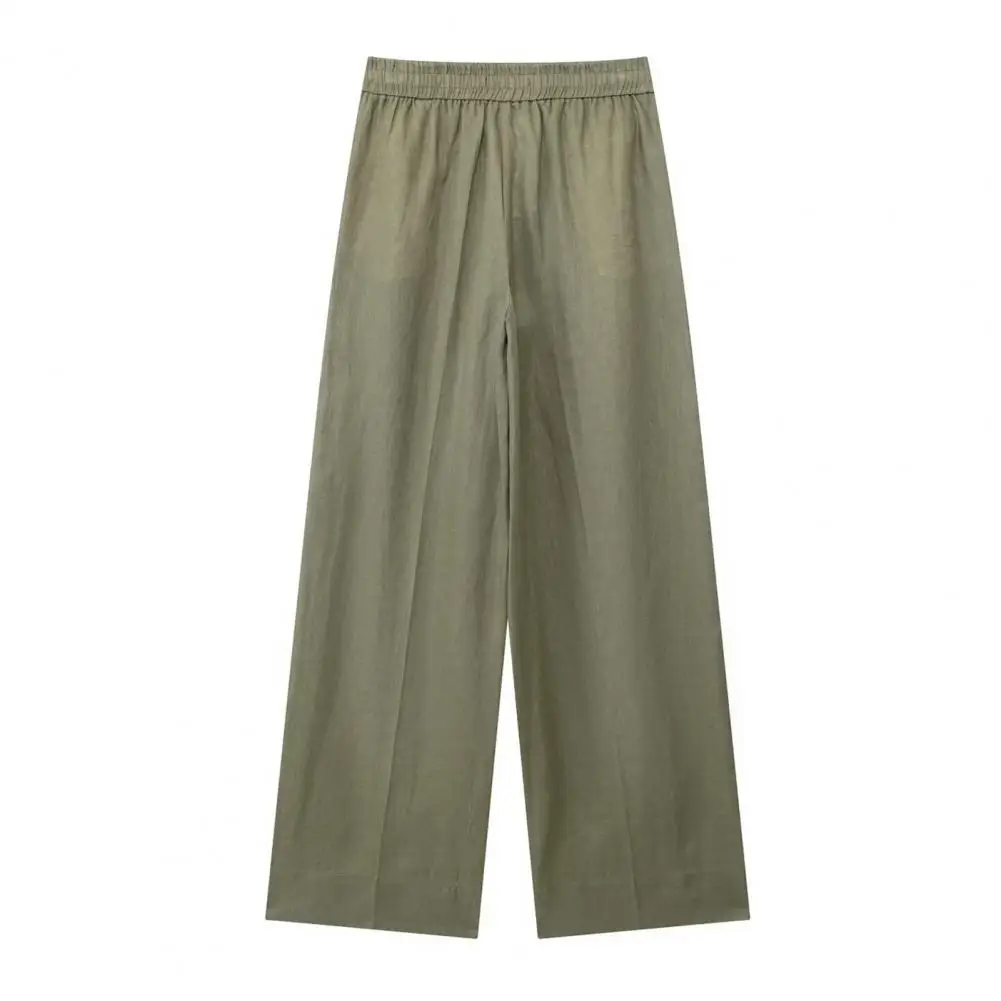 Women Pants Elastic Waist Casual Trousers Stylish Women's Casual Work Pants with Elastic High Waist Solid Color for Daily
Women Pants Elastic Waist Casual Trousers Stylish Women's Casual Work Pants with Elastic High Waist Solid Color for Daily
