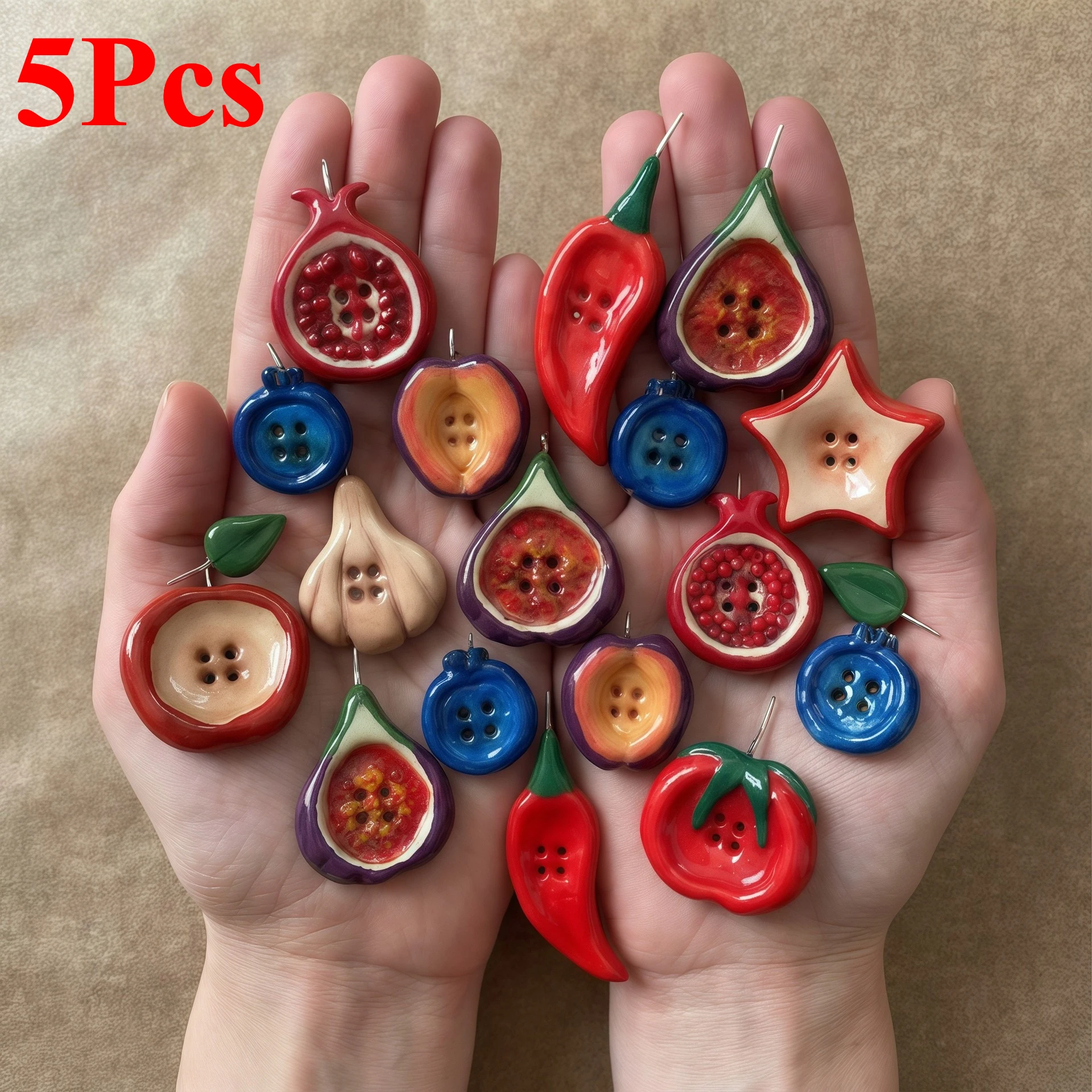 5pcs Enamel Fruit-flavored Series Charms of Jewelry Ladybug Apple Strawberry Pomegranate Electroplating Copper Pendant
5pcs Enamel Fruit-flavored Series Charms of Jewelry Ladybug Apple Strawberry Pomegranate Electroplating Copper Pendant