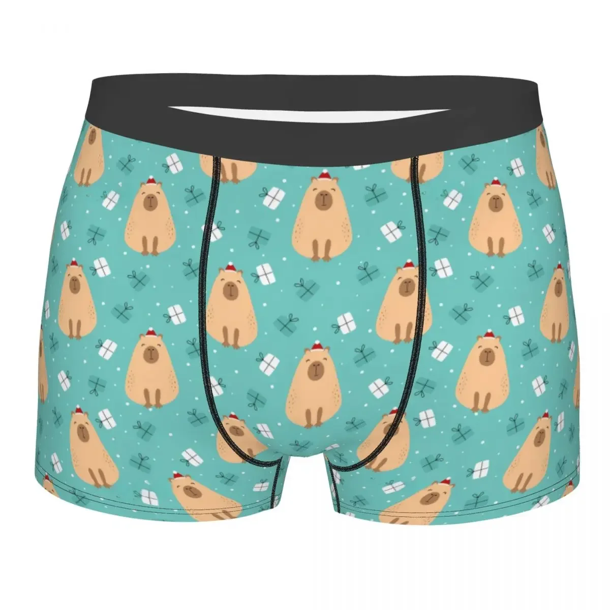 Custom Merry Christmas Capybara Cute Cartoon Pattern Underwear Male Printed Boxer Shorts Panties Briefs Breathable Underpants
Custom Merry Christmas Capybara Cute Cartoon Pattern Underwear Male Printed Boxer Shorts Panties Briefs Breathable Underpants