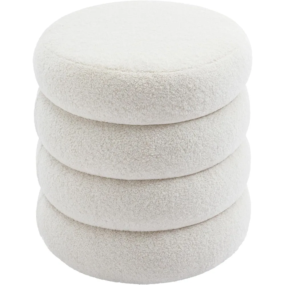 Пуфик с местом для хранения, круглый пуфик для хранения вещей, табуретки для ног со съемной крышкой, сиденья для туалетного столика для девочек и женщин
Пуфик с местом для хранения, круглый пуфик для хранения вещей, табуретки для ног со съемной крышкой, сиденья для туалетного столика для девочек и женщин