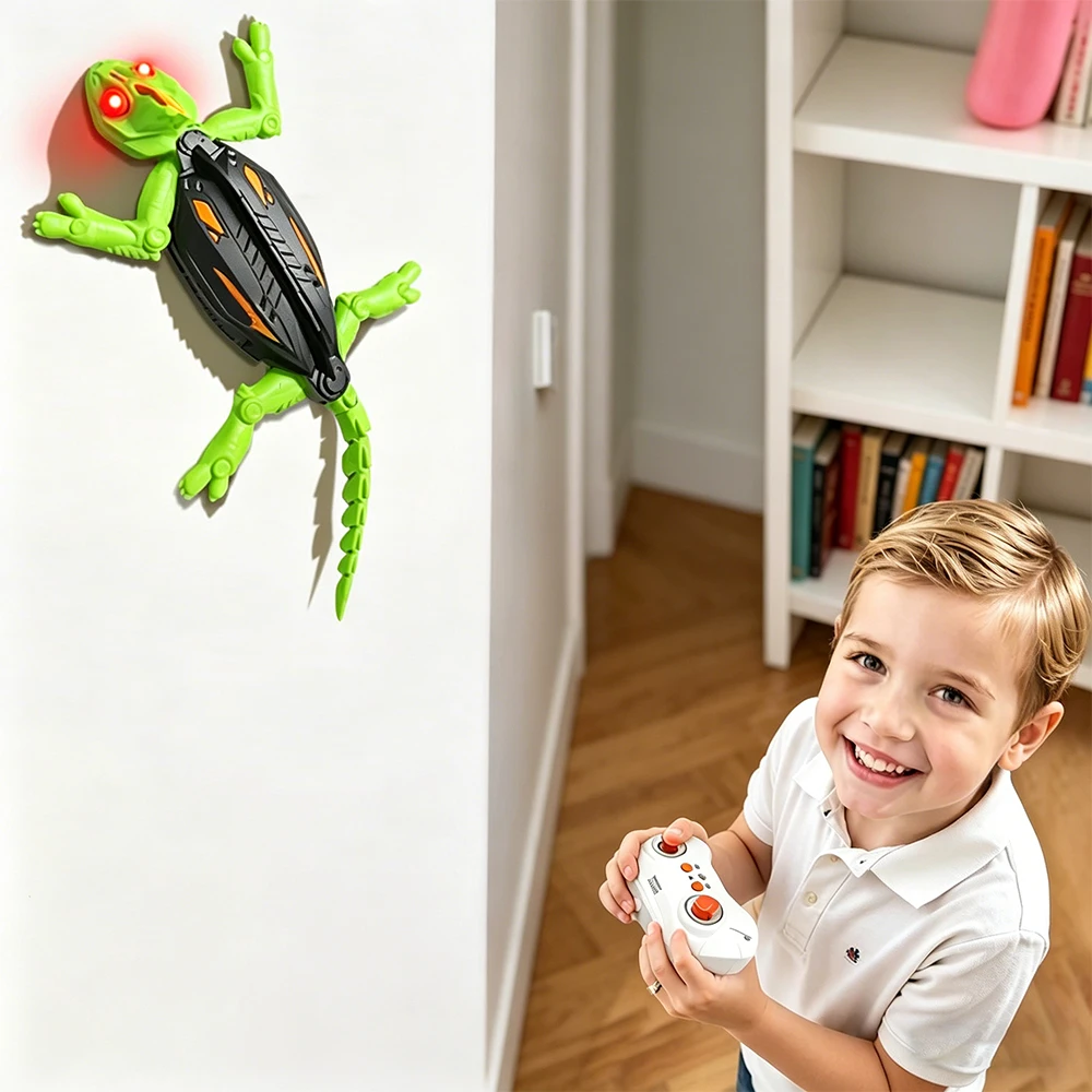 Remote Controlled Gecko Chameleon Robot Car Indoor Climbing Toy Kids Birthday Gift For Boys Girls 3+ Years Old
Remote Controlled Gecko Chameleon Robot Car Indoor Climbing Toy Kids Birthday Gift For Boys Girls 3+ Years Old