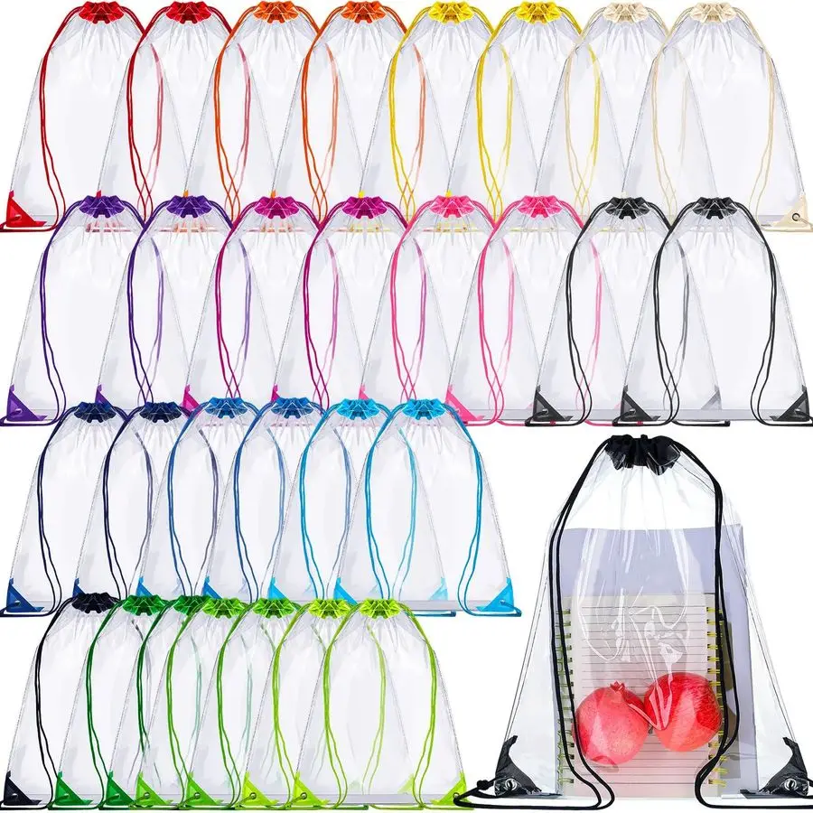 Pcs Clear Drawstring Bags Stadium Approved Backpack 17 x 13 Inch PVC Bags for Women Men Travel Concert Sport Event Security
Pcs Clear Drawstring Bags Stadium Approved Backpack 17 x 13 Inch PVC Bags for Women Men Travel Concert Sport Event Security