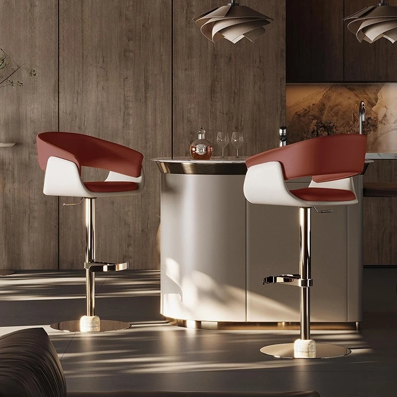 Современный минималистичный поворотный барный стул из нержавеющей стали с высокой спинкой - дом, бар, стойка регистрации, кассир, острова, стойка
Современный минималистичный поворотный барный стул из нержавеющей стали с высокой спинкой - дом, бар, стойка регистрации, кассир, острова, стойка