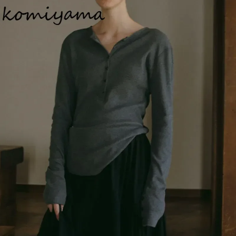 Японский ленивый стиль, Ropa Mujer, одежда с длинными рукавами, женская свободная модная одежда, весна 2029, простые топы с подошвой
Японский ленивый стиль, Ropa Mujer, одежда с длинными рукавами, женская свободная модная одежда, весна 2029, простые топы с подошвой