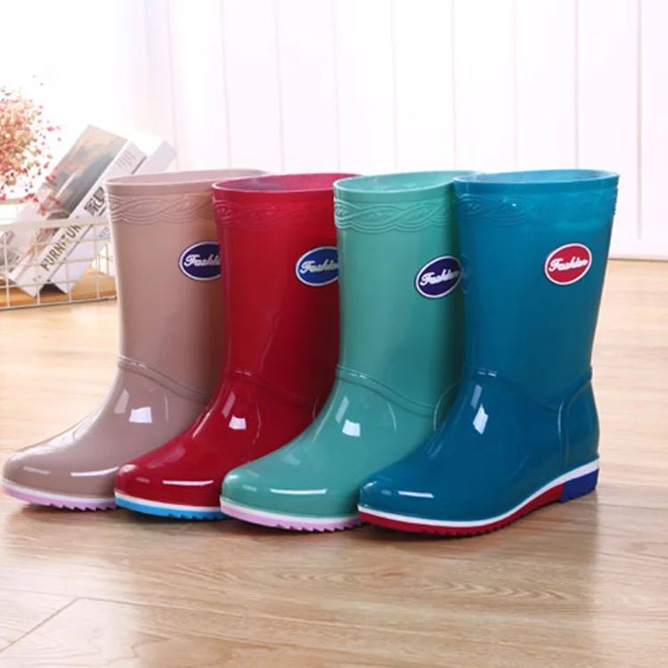 Women's Mid-High Tube Rain Boots Short Tube Water Shoes Winter Fleece Warm Anti-Slip Waterproof Plastic Shoes Slip-On Boots
Women's Mid-High Tube Rain Boots Short Tube Water Shoes Winter Fleece Warm Anti-Slip Waterproof Plastic Shoes Slip-On Boots