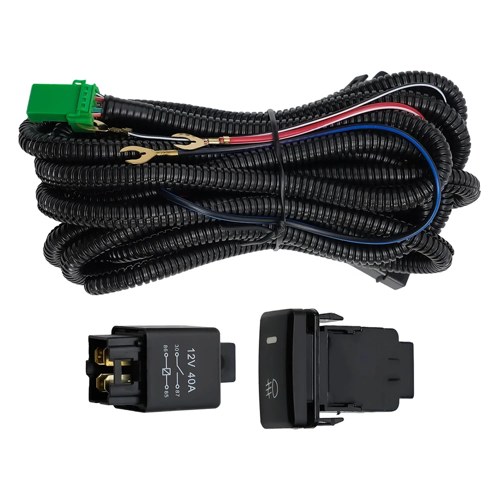 Fog Light Wiring Harness Kit With Relay Switch For Toyota For Tacoma For Tundra For H10 H12 LED Bulb Electrical Accessories
Fog Light Wiring Harness Kit With Relay Switch For Toyota For Tacoma For Tundra For H10 H12 LED Bulb Electrical Accessories