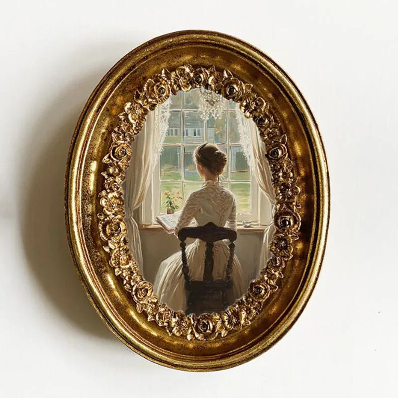 European Style 6inch Resin Oval Shape Carving Flower Photo Frame Picture Frame Wedding Holder Display Ornaments Home Decor
European Style 6inch Resin Oval Shape Carving Flower Photo Frame Picture Frame Wedding Holder Display Ornaments Home Decor