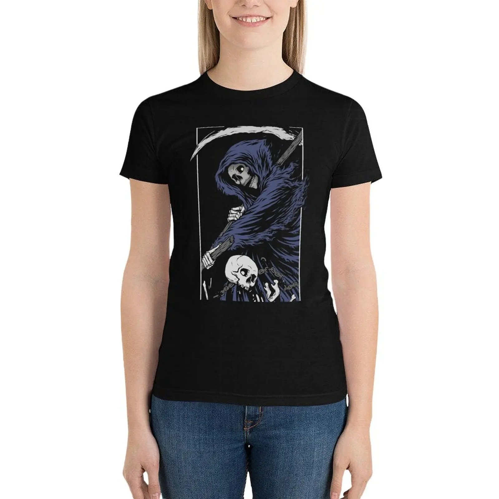 Reaper T-Shirt shirts graphic tees hippie clothes lady clothes T-shirts for Women
Reaper T-Shirt shirts graphic tees hippie clothes lady clothes T-shirts for Women