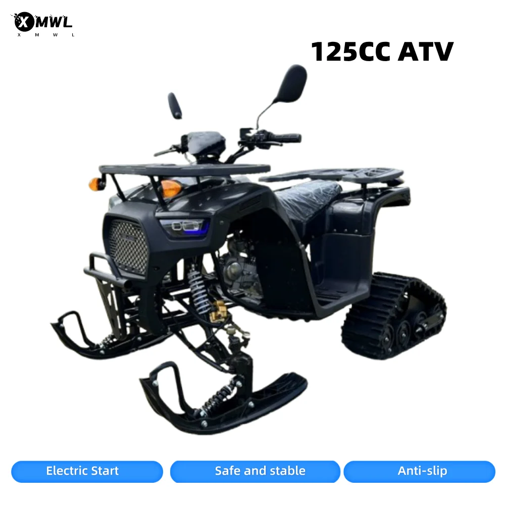 Adult High Powered Snowmobile 4 Stroke Automatic Clutch 125CC ATV with Electric Start Anti-slip for Snow Mountain Beach Use
Adult High Powered Snowmobile 4 Stroke Automatic Clutch 125CC ATV with Electric Start Anti-slip for Snow Mountain Beach Use