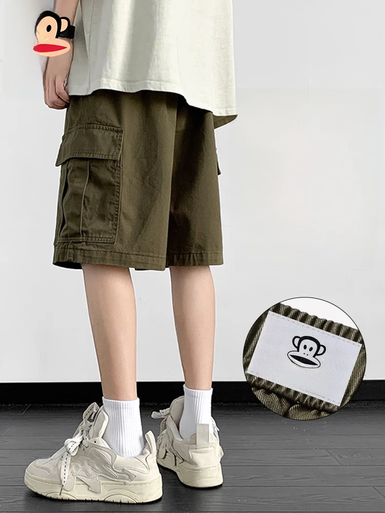 PaulFrank Loose Fit Workwear orts Men's American Retro Casual Five-Quarter Length Breathable Lightweight Summer Trousers
PaulFrank Loose Fit Workwear orts Men's American Retro Casual Five-Quarter Length Breathable Lightweight Summer Trousers