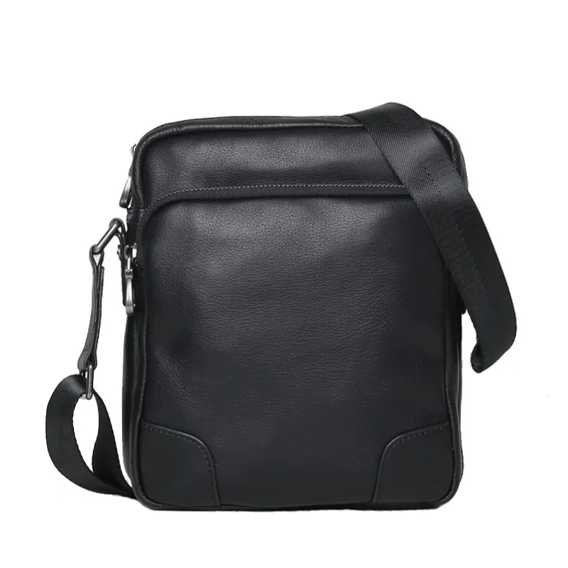 100% Genuine Leather Men's Shoulder Bag Natural Cowhide Vertical Crossbody Bag Casual Satchel Soft Leather for 8-Inch IPad
100% Genuine Leather Men's Shoulder Bag Natural Cowhide Vertical Crossbody Bag Casual Satchel Soft Leather for 8-Inch IPad