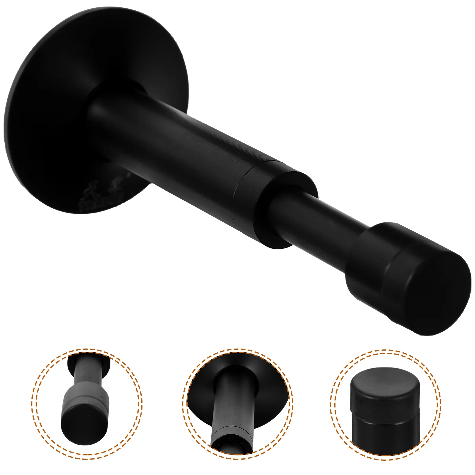Punch-free Door Stop Wall Mounted Bumper Holder Stopper Hotel Buffer Protector Hydraulic Aluminum Alloy Stops for Floor
Punch-free Door Stop Wall Mounted Bumper Holder Stopper Hotel Buffer Protector Hydraulic Aluminum Alloy Stops for Floor