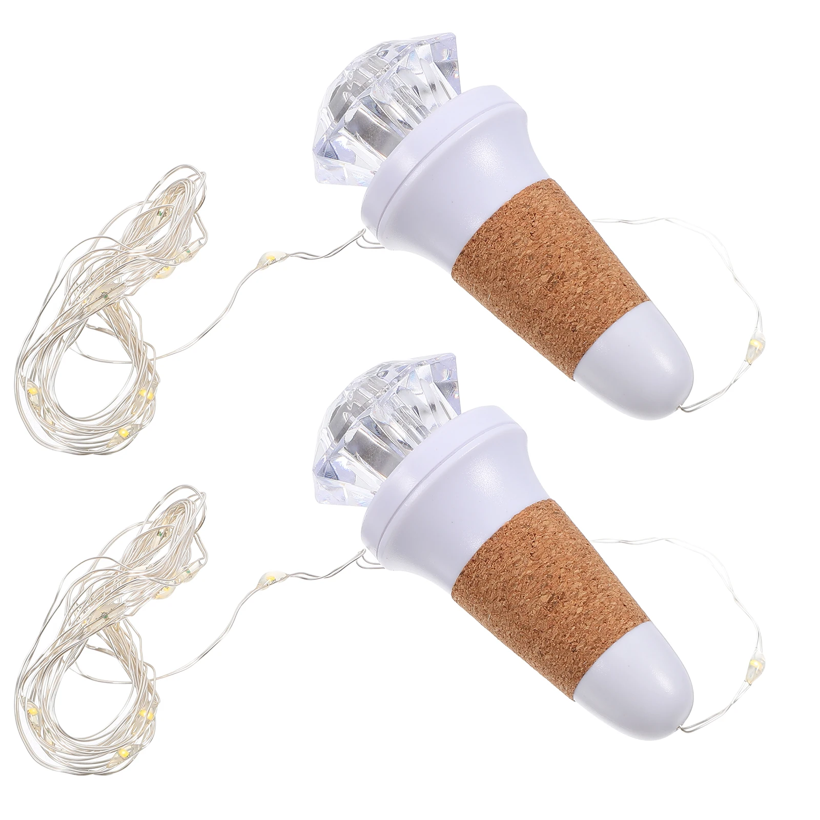 2Pcs Diamond LED String Lights USB Rechargeable Warm Decor Wedding Party Christmas Cork Bottle Lamp Holder Change Color
2Pcs Diamond LED String Lights USB Rechargeable Warm Decor Wedding Party Christmas Cork Bottle Lamp Holder Change Color