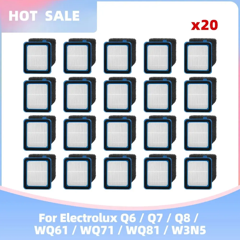 Compatible for Electrolux Q6 / Q7 / Q8 / WQ61 / WQ71 / WQ81 / W3N5 Emission Filter Fine Dust Filter Spare Accessories Part
Compatible for Electrolux Q6 / Q7 / Q8 / WQ61 / WQ71 / WQ81 / W3N5 Emission Filter Fine Dust Filter Spare Accessories Part
