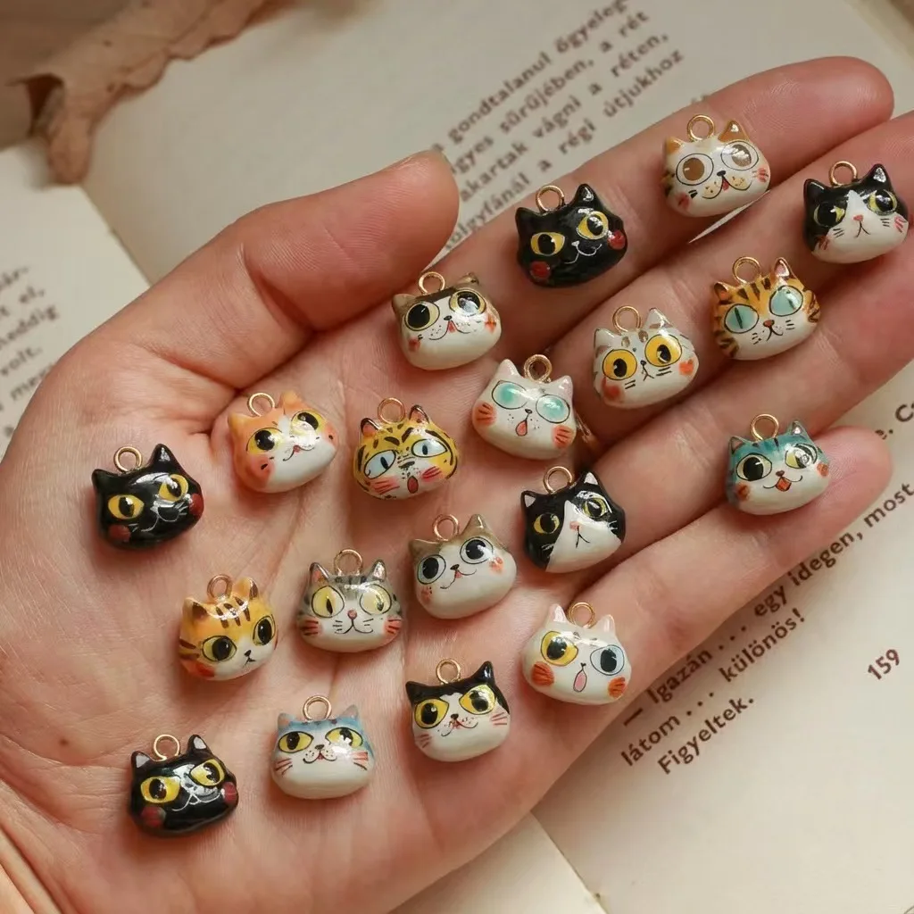 Cartoon Cat Charm DIY 20pcs/lot Copper Jewelry Findings Pendant for Earring Necklace Bracelet Handmade Accessory
Cartoon Cat Charm DIY 20pcs/lot Copper Jewelry Findings Pendant for Earring Necklace Bracelet Handmade Accessory