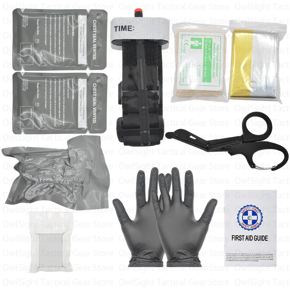 Emergency Trauma Kit Military Combat Tactical IFAK For First Aid Response Supplies
Emergency Trauma Kit Military Combat Tactical IFAK For First Aid Response Supplies