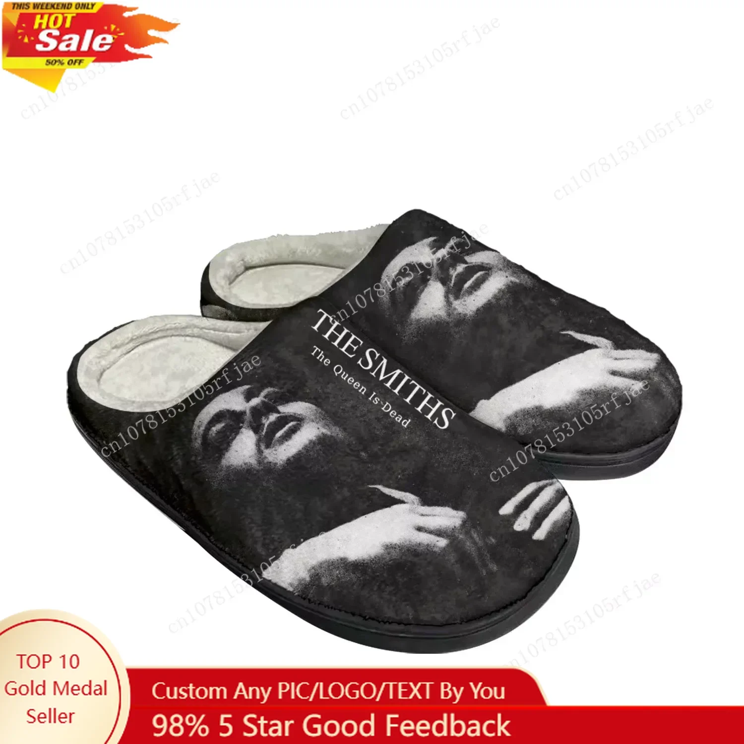 The Smiths Rock Band Home Cotton Custom Slippers Mens Womens Sandals Plush Bedroom Casual Keep Warm Shoes Thermal Slipper Black
The Smiths Rock Band Home Cotton Custom Slippers Mens Womens Sandals Plush Bedroom Casual Keep Warm Shoes Thermal Slipper Black