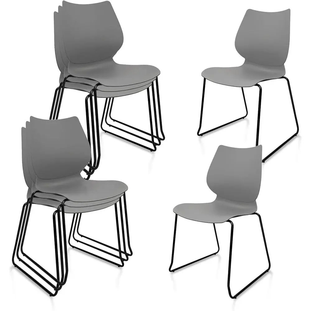 Stackable Office Chairs for Conference, Training, and Waiting Rooms - 8-Piece Set in Grey
Stackable Office Chairs for Conference, Training, and Waiting Rooms - 8-Piece Set in Grey