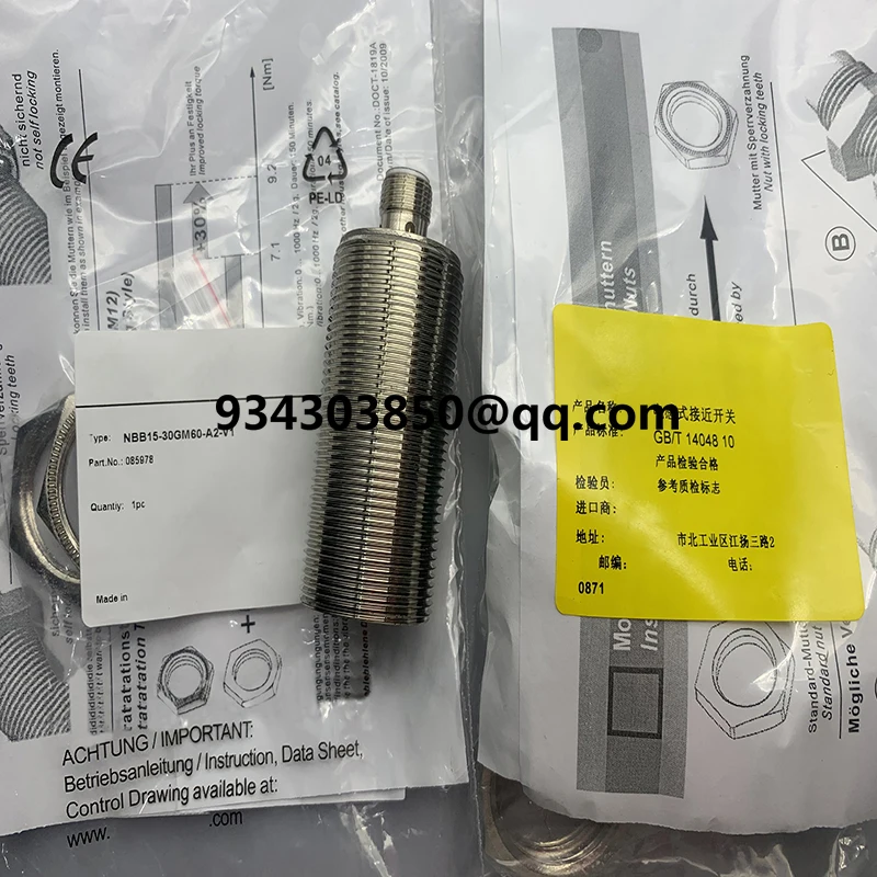 brand new Proximity switch NBB15-30GM60-A2-V1 NBB15-30GM60-A0-V1 in stock Fast Shipping
brand new Proximity switch NBB15-30GM60-A2-V1 NBB15-30GM60-A0-V1 in stock Fast Shipping