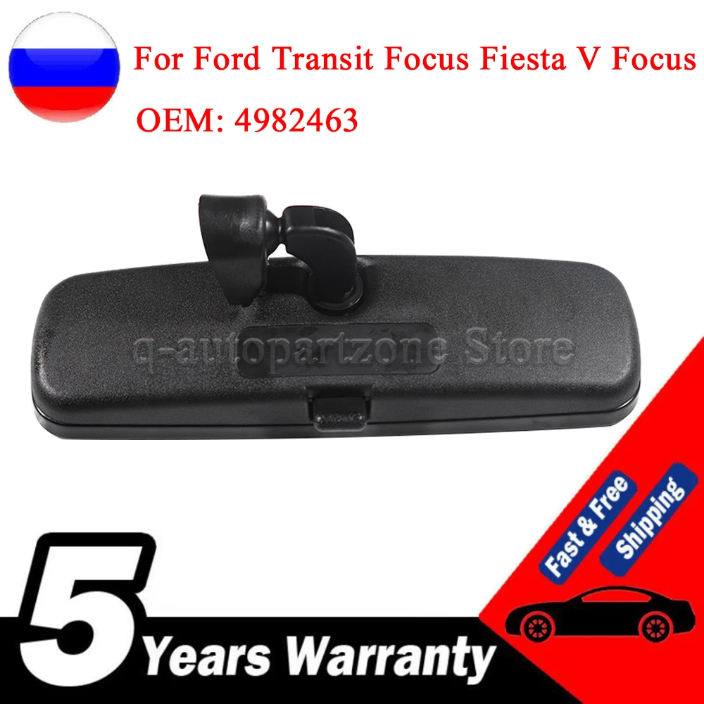 Interior Rear View Mirror For Ford Transit Focus Fiesta V Focus C-Max Fusion Mondeo III 4982463
Interior Rear View Mirror For Ford Transit Focus Fiesta V Focus C-Max Fusion Mondeo III 4982463