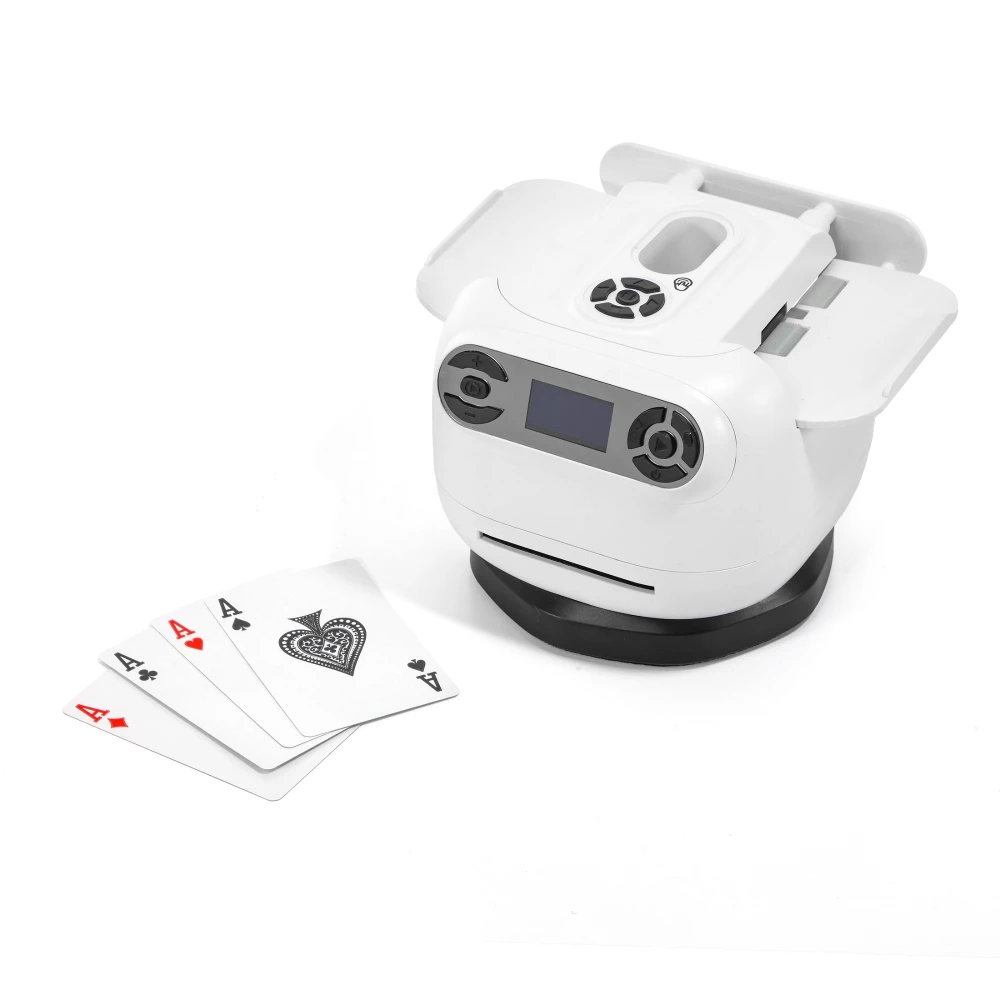 Automatic Cards Dealer, Rechargeable Cards Shuffler Cards Shuffling Dealing Playing Machine,Low noise, Smooth without lag
Automatic Cards Dealer, Rechargeable Cards Shuffler Cards Shuffling Dealing Playing Machine,Low noise, Smooth without lag