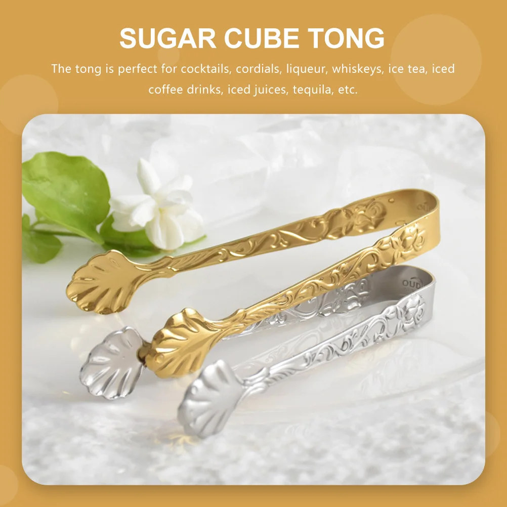 Embossed Rose Pattern Ice Cube Tong Stainless Steel Food Tong For Buffet Bar Kitchen Gadgets Serving Clip Multipurpose
Embossed Rose Pattern Ice Cube Tong Stainless Steel Food Tong For Buffet Bar Kitchen Gadgets Serving Clip Multipurpose