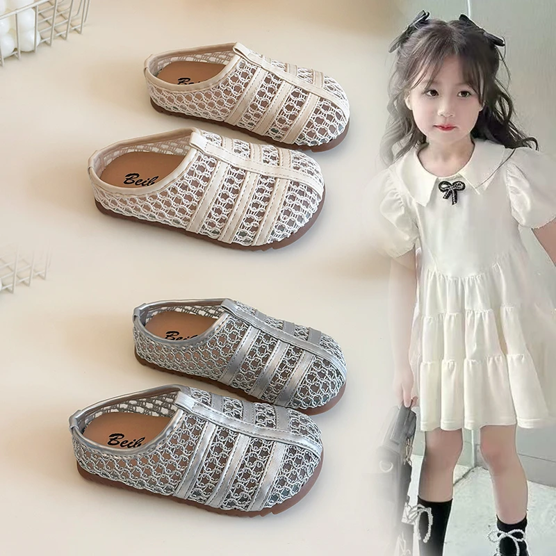 2026 Summer Beach Shoes New Girls' Casual Style Sandals Popular Korean Style Soft Soles with Anti-Slip Function Size21-36
2026 Summer Beach Shoes New Girls' Casual Style Sandals Popular Korean Style Soft Soles with Anti-Slip Function Size21-36
