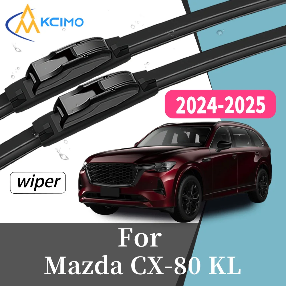 2Pcs High Performance Front Windscreen Wiper Blades For Mazda CX-80 KL 2024-2025 Long Lifespan Windshield Replacement Kit
2Pcs High Performance Front Windscreen Wiper Blades For Mazda CX-80 KL 2024-2025 Long Lifespan Windshield Replacement Kit