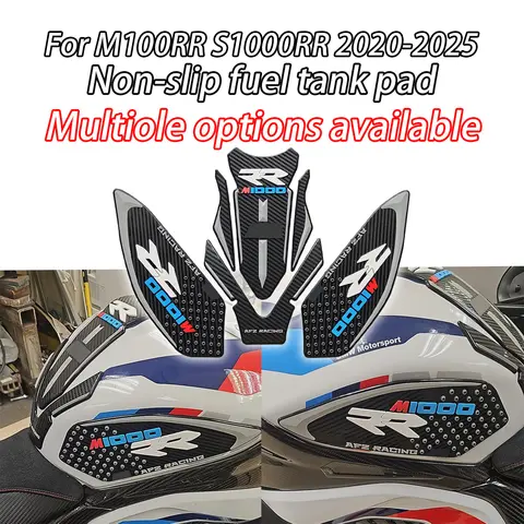 BMW için M1000RR S1000RRM S1000RR 2020-2025 Yıl Yeni Model Yakıt Deposu Çekiş Pedi Etiket Yan Çıkartma 3D Yakıt Koruyucu Tank Pedleri