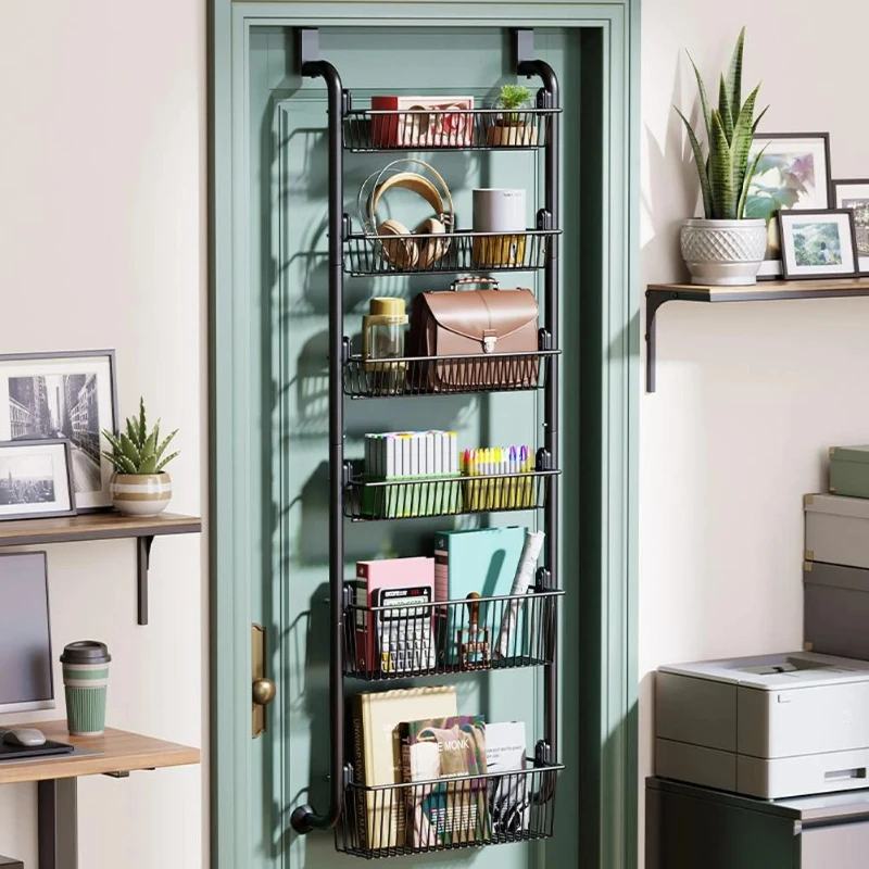 Metal Hanging Shelf with Adjustable Basket for Bedroom & Kitchen, Space-Saving Door Organizer
Metal Hanging Shelf with Adjustable Basket for Bedroom & Kitchen, Space-Saving Door Organizer