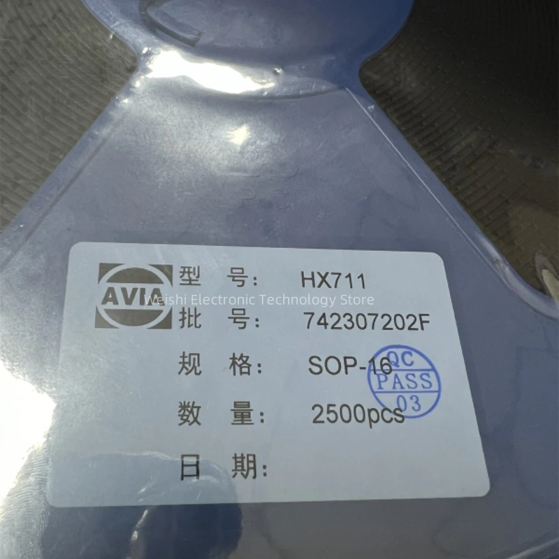Integrated circuit IC HX711 SMD SOP-16 analog digital conversion chip brand new original
Integrated circuit IC HX711 SMD SOP-16 analog digital conversion chip brand new original