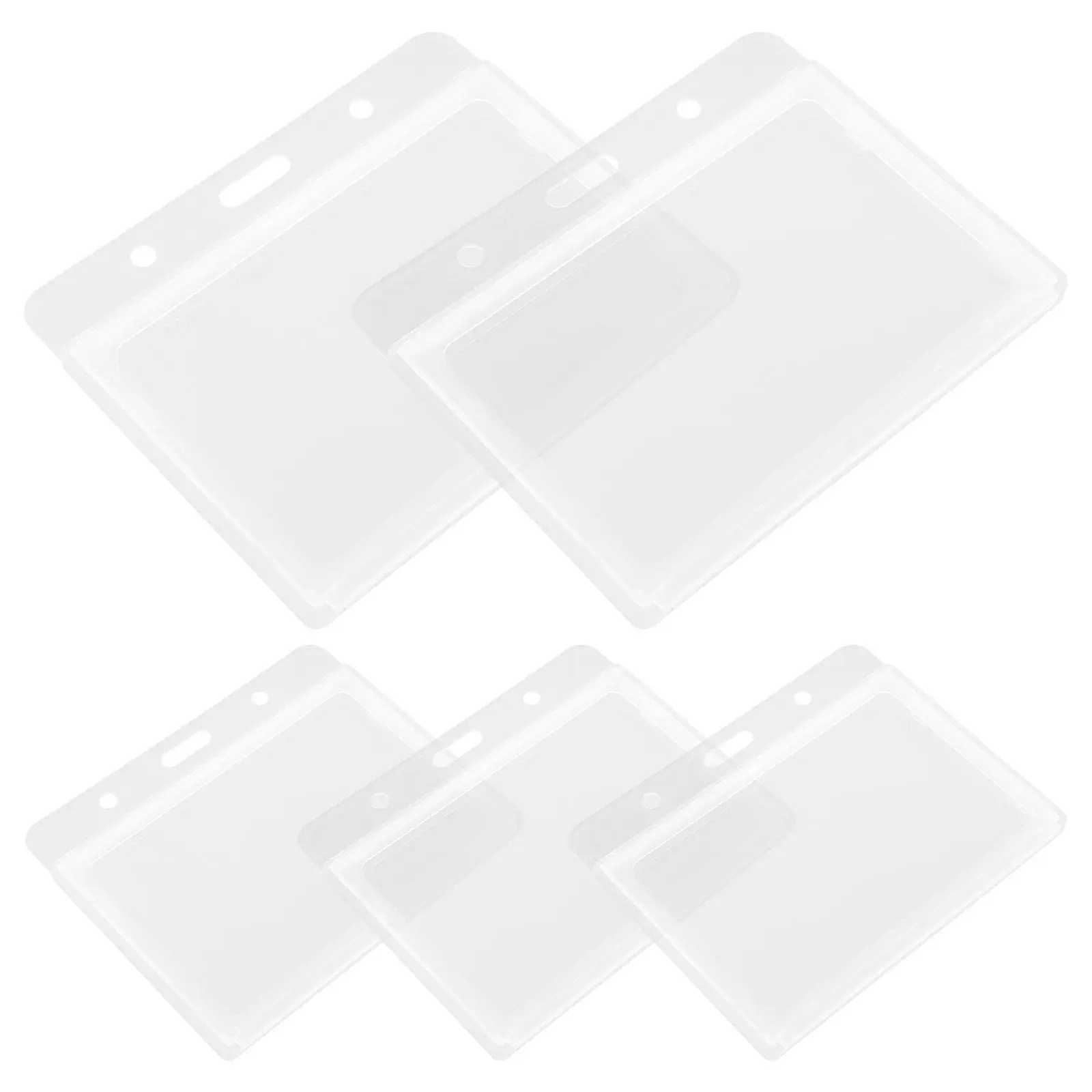 5Pcs Work Name Badge Holder Horizontal Frosted Hard Plastic Id Card Protective Holder for Office School Hospital Use
5Pcs Work Name Badge Holder Horizontal Frosted Hard Plastic Id Card Protective Holder for Office School Hospital Use