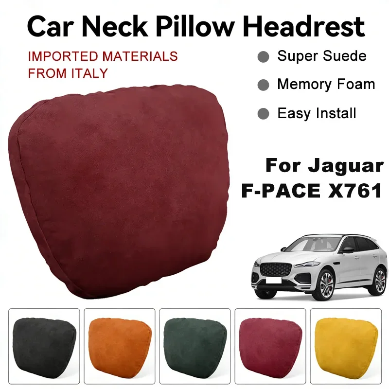 Italy Suede Car Neck Rest Pillow For Jaguar F-PACE X761 Seat Head Neck Support Cushion Auto Interior Accessories
Italy Suede Car Neck Rest Pillow For Jaguar F-PACE X761 Seat Head Neck Support Cushion Auto Interior Accessories