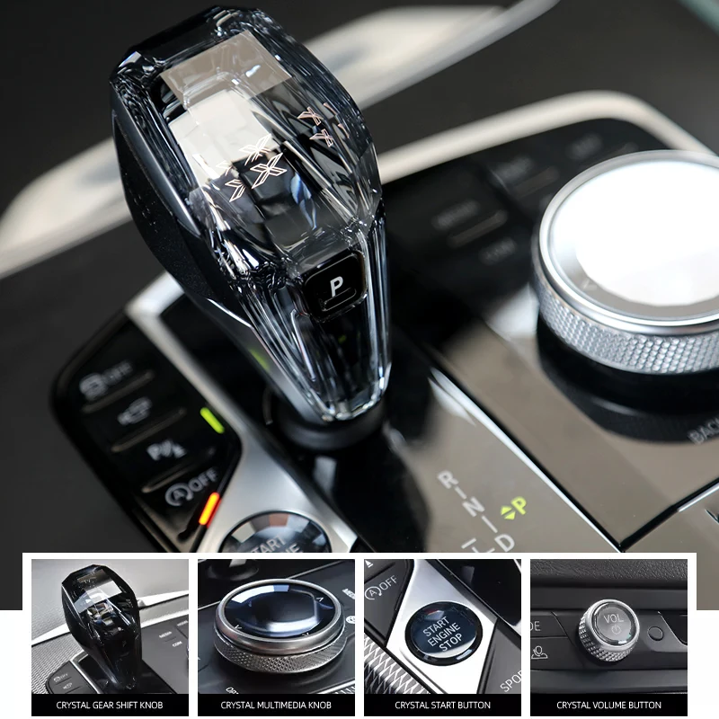 Crystal Control Set Car Gear Shift Knob for BMW G05 G06 G07 G20 G22 G29 G14 G15 G16 Interior Parts
Crystal Control Set Car Gear Shift Knob for BMW G05 G06 G07 G20 G22 G29 G14 G15 G16 Interior Parts