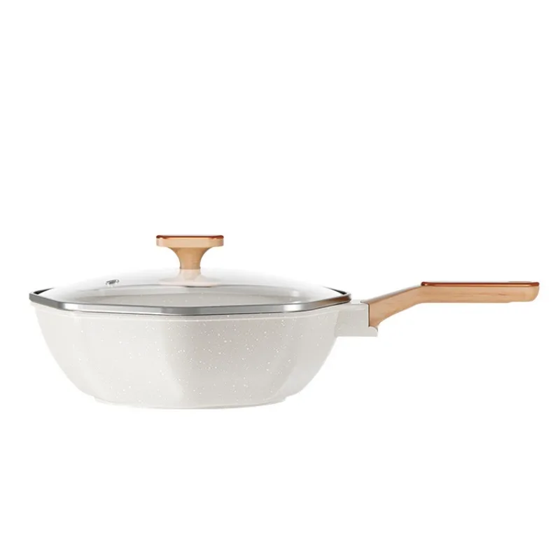 Non-Stick Star Anise Wok for Home - Easy to Use & Clean, Perfect for Daily Cooking 
Non-Stick Star Anise Wok for Home - Easy to Use & Clean, Perfect for Daily Cooking
