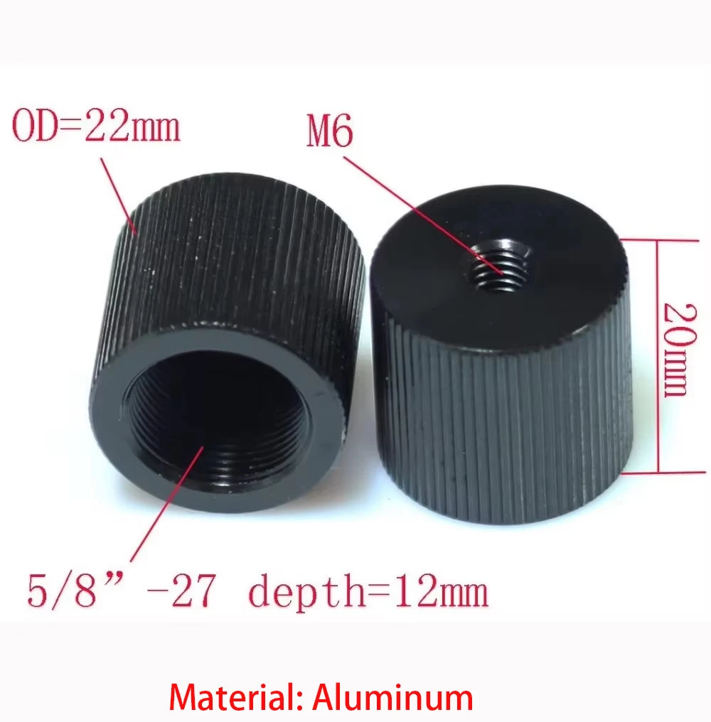 2 переходника с резьбой, подставка для микрофона, 5/8 дюйма-27 гнезда на гнездо M6 для штатива камеры, переходники 5/8 на M6, переходники 5/8 дюйма
2 переходника с резьбой, подставка для микрофона, 5/8 дюйма-27 гнезда на гнездо M6 для штатива камеры, переходники 5/8 на M6, переходники 5/8 дюйма