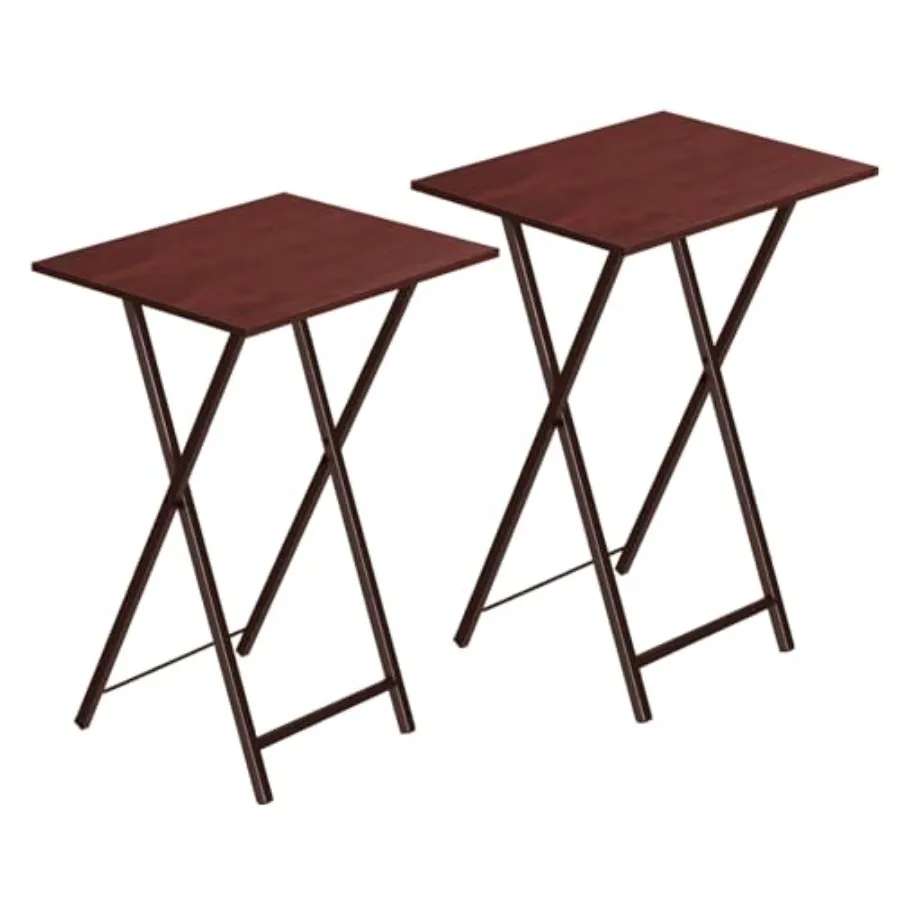Folding TV Tray Tables Set of 2 Side Table for Small Space Industrial Snack Tables for Eating at Couch Stable Metal Frame Easy
Folding TV Tray Tables Set of 2 Side Table for Small Space Industrial Snack Tables for Eating at Couch Stable Metal Frame Easy
