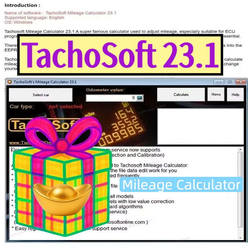 TachoSoft Mileage Calculator 23.1 TachoSoft Mileage Counter Calculation Software V23.1 With License Digital Odometer Calculators
TachoSoft Mileage Calculator 23.1 TachoSoft Mileage Counter Calculation Software V23.1 With License Digital Odometer Calculators