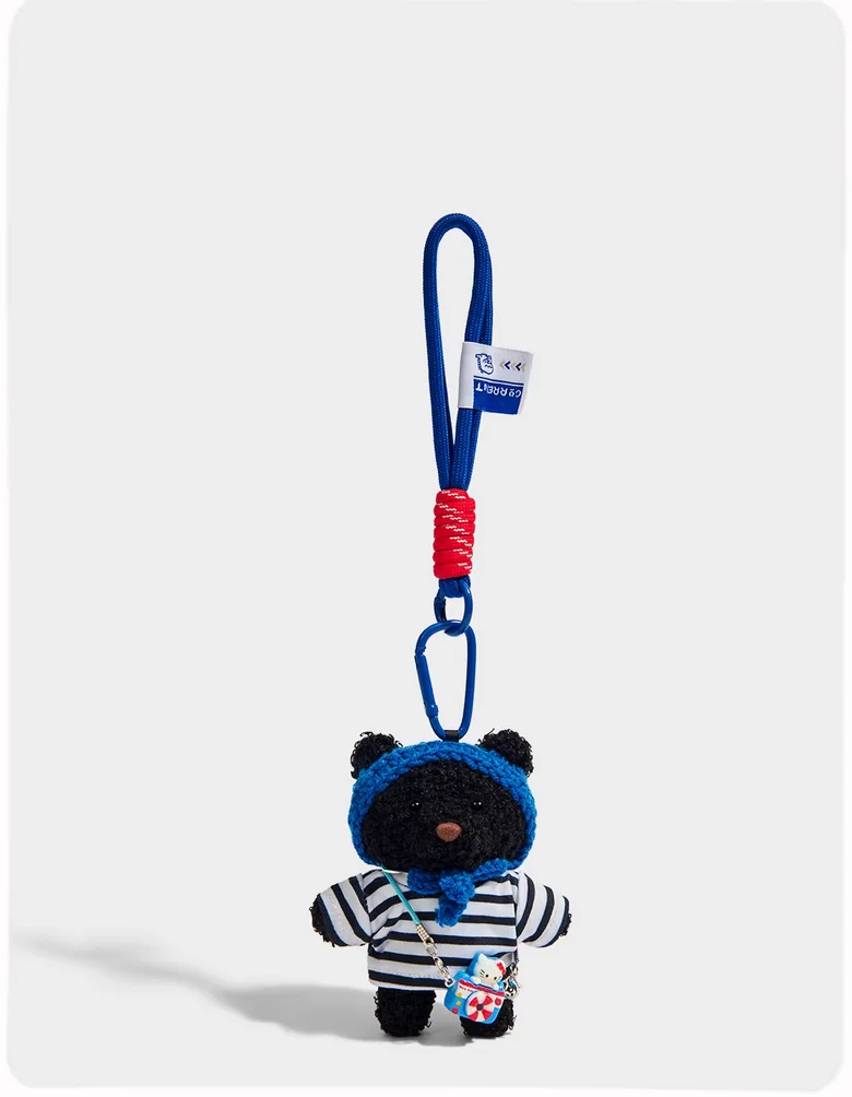Original plush little black bear keychain girl pericardial pendant tide play ornaments Christmas gifts.
Original plush little black bear keychain girl pericardial pendant tide play ornaments Christmas gifts.