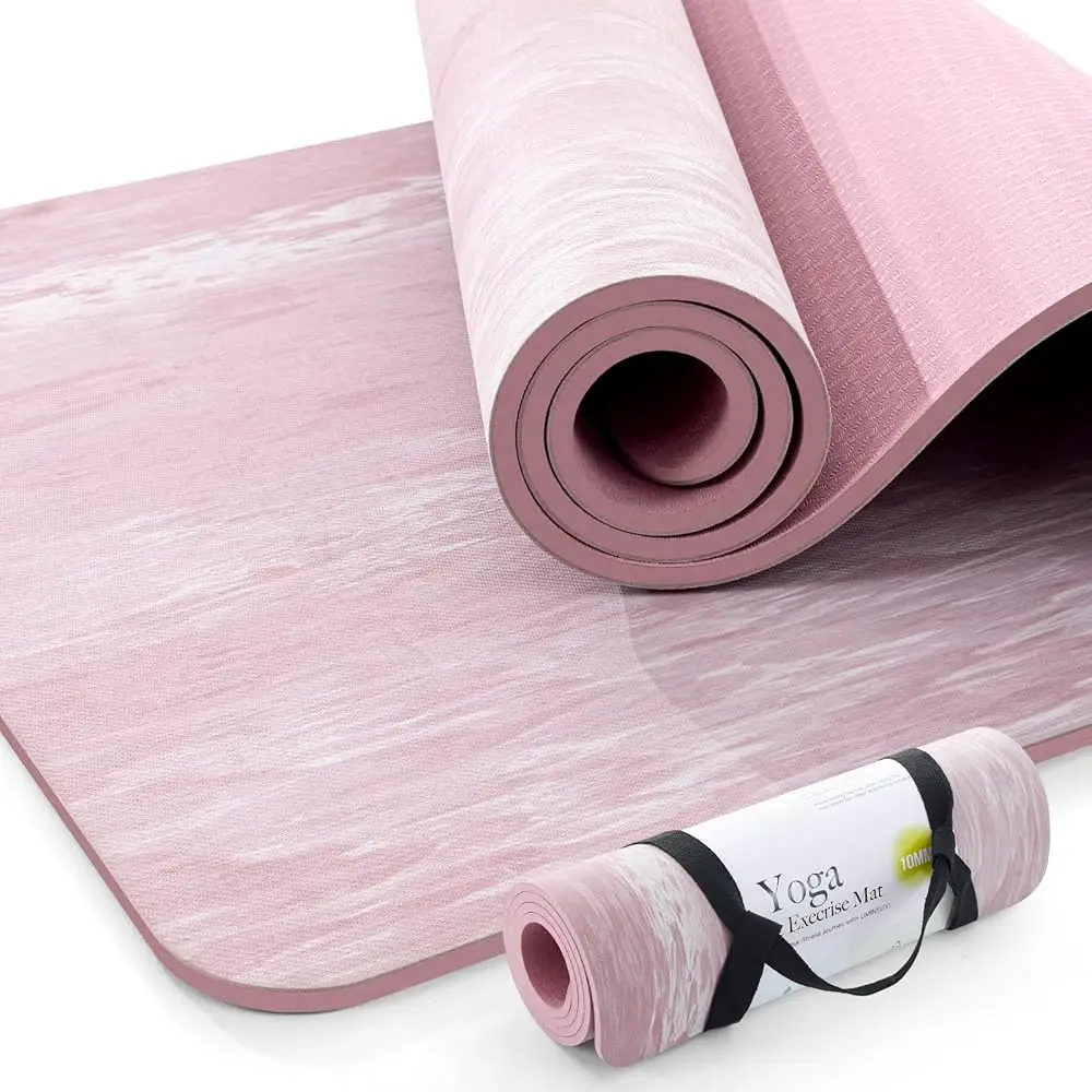 Extra Thi Yoga Mat, 2/5 H (10Mm), Natural Rubber And Tpe Non Slip Yoga Mats With Strap For Women Men, Friendly For Yoga,
Extra Thi Yoga Mat, 2/5 H (10Mm), Natural Rubber And Tpe Non Slip Yoga Mats With Strap For Women Men, Friendly For Yoga,