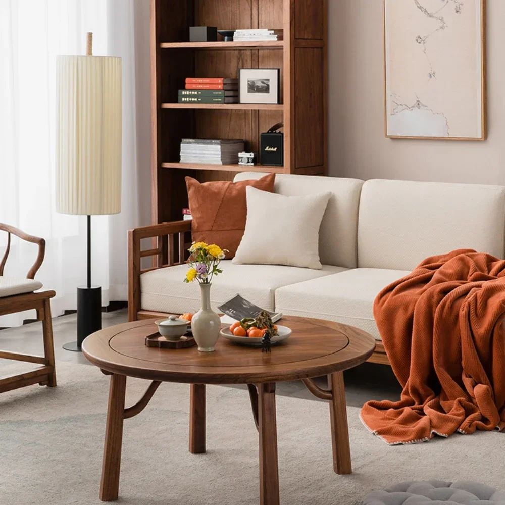 Solid Wood round Coffee Table Elm Simple round Table Household Tea Tray Balcony Tea Table Living Room Furniture
Solid Wood round Coffee Table Elm Simple round Table Household Tea Tray Balcony Tea Table Living Room Furniture