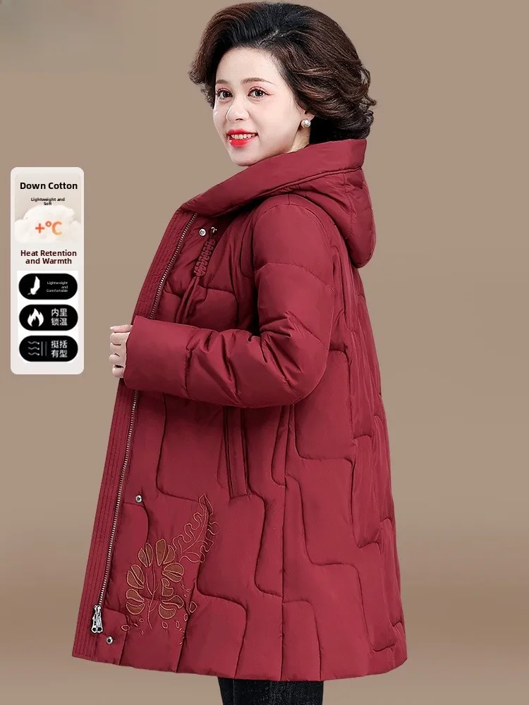 Модная зимняя хлопковая куртка для женщин: утепленное пуховое пальто с вышивкой и застежкой-молнией из полиэфирного волокна
Модная зимняя хлопковая куртка для женщин: утепленное пуховое пальто с вышивкой и застежкой-молнией из полиэфирного волокна