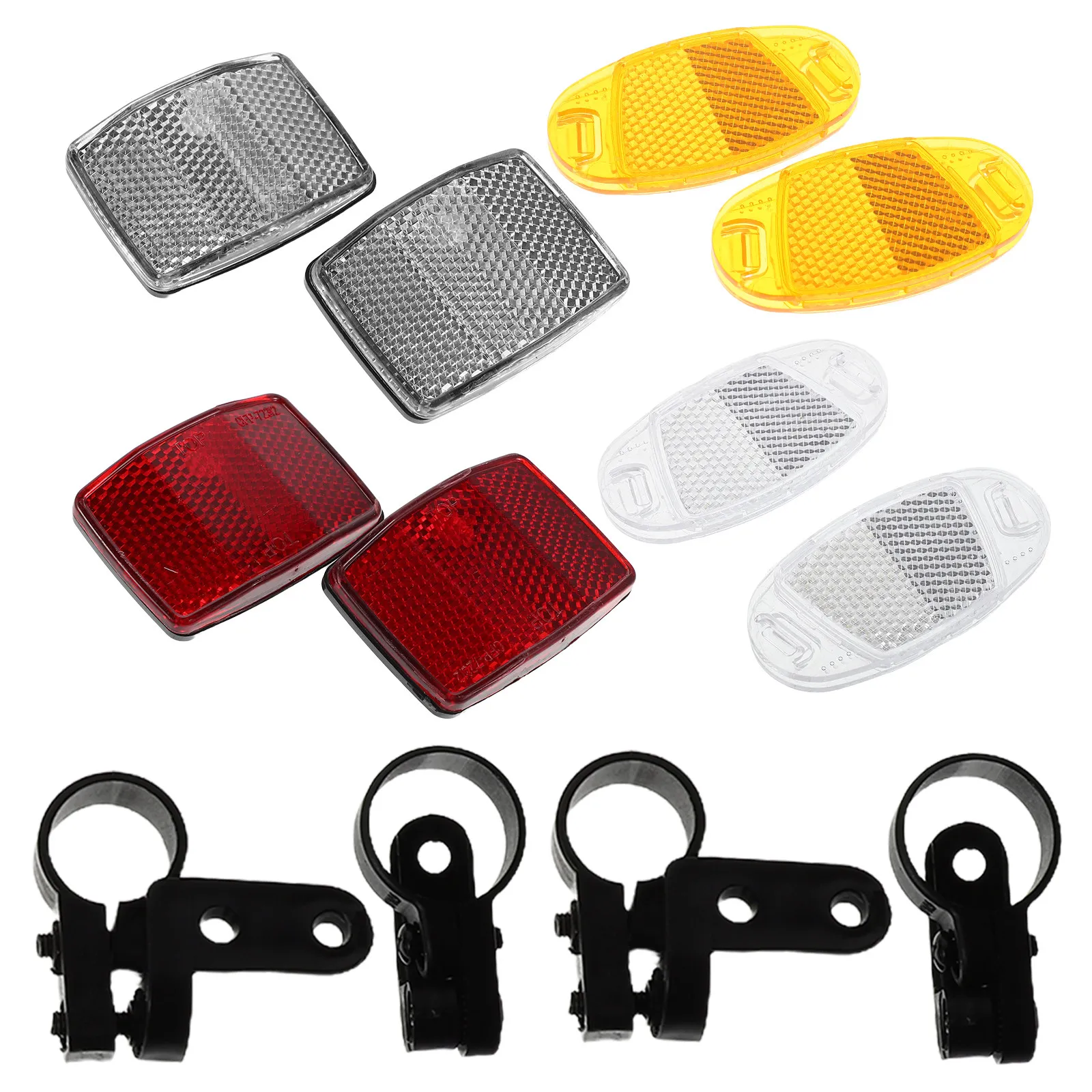 1Set Bike Front Rear Reflectors Mountain Road Cycling Safety Warning Reflective Kit Seatpost Handlebar Accessories
1Set Bike Front Rear Reflectors Mountain Road Cycling Safety Warning Reflective Kit Seatpost Handlebar Accessories