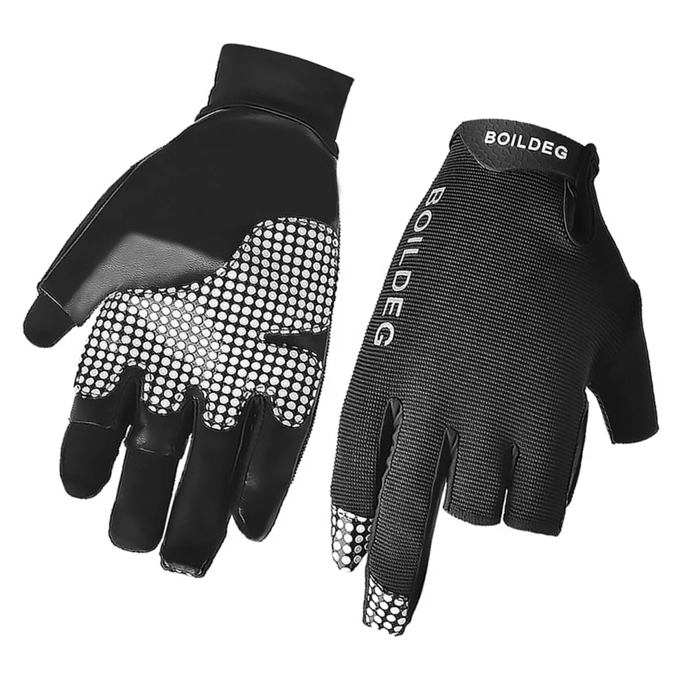 1Pair Anti Skid Reflective Fishing Gloves Professional Outdoor Sailing Rowing Size L Black Durable Non Slip Fishing Gloves
1Pair Anti Skid Reflective Fishing Gloves Professional Outdoor Sailing Rowing Size L Black Durable Non Slip Fishing Gloves