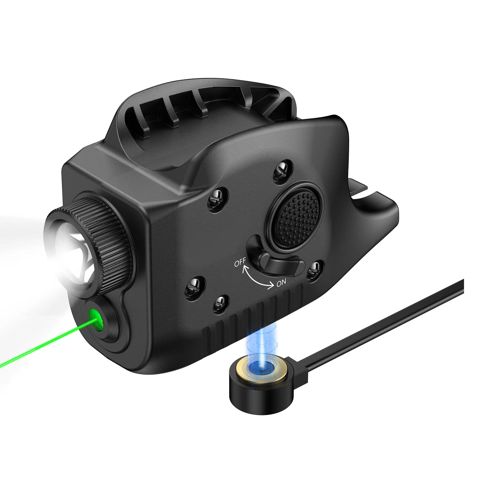For Pistol G42/43 X48 550 Lumens Tactical Flashlight Green Laser Light Combo Rechargeable with Strobe Mode
For Pistol G42/43 X48 550 Lumens Tactical Flashlight Green Laser Light Combo Rechargeable with Strobe Mode