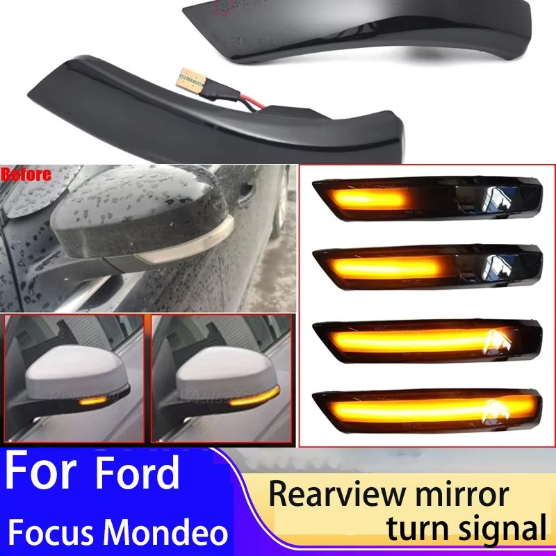 For Ford Focus Mk2/Mk3/2/3 Mondeo Mk4 Rearview mirror turn signal a pair Car turn signal Replace accessories
For Ford Focus Mk2/Mk3/2/3 Mondeo Mk4 Rearview mirror turn signal a pair Car turn signal Replace accessories