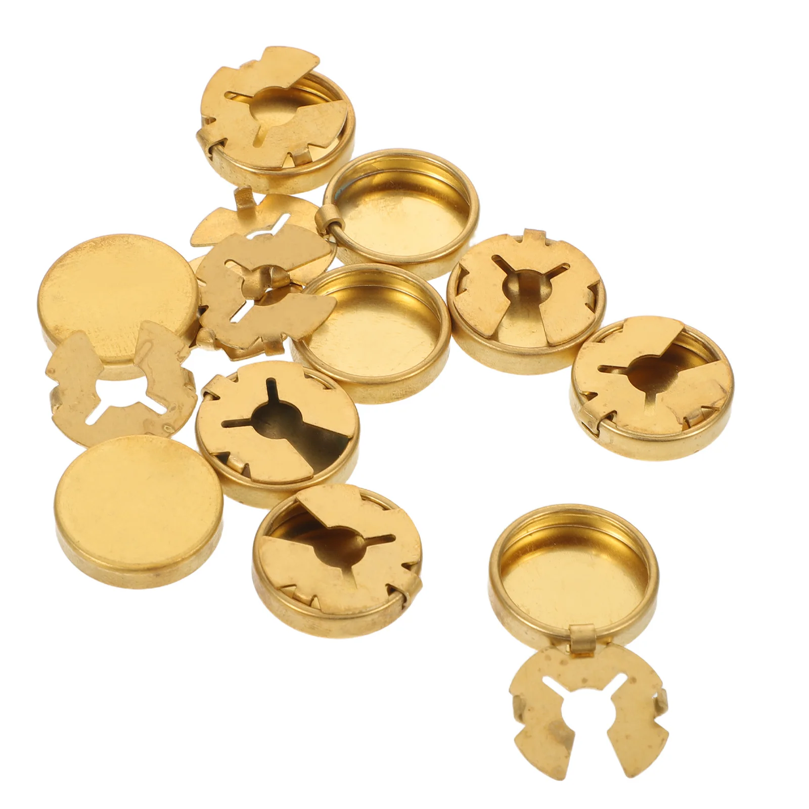 10pcs Copper Shirt Button Covers Minimalist Secure Fit For Dress Shirts Blouses Jeans Cuff Links Formal Casual Wear Sewing
10pcs Copper Shirt Button Covers Minimalist Secure Fit For Dress Shirts Blouses Jeans Cuff Links Formal Casual Wear Sewing