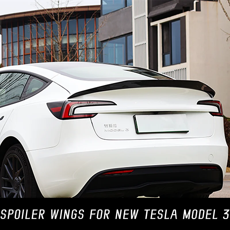 For New Tesla Model 3 2024 Real Carbon Fibe Rear Trunk Lid Duck Spoiler Wings V Style Car Exterior Tuning Accessories Parts 스포일러
For New Tesla Model 3 2024 Real Carbon Fibe Rear Trunk Lid Duck Spoiler Wings V Style Car Exterior Tuning Accessories Parts 스포일러