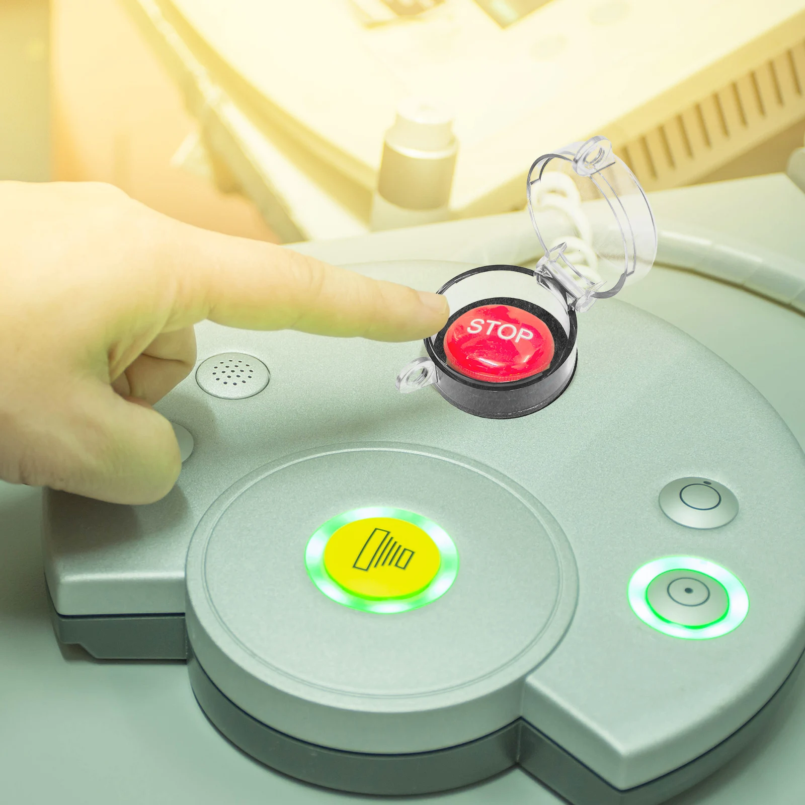 Dustproof Emergency Stop Button Cover Transparent Cap 22mm Round Switches Industrial Equipment Safety Mistake
Dustproof Emergency Stop Button Cover Transparent Cap 22mm Round Switches Industrial Equipment Safety Mistake