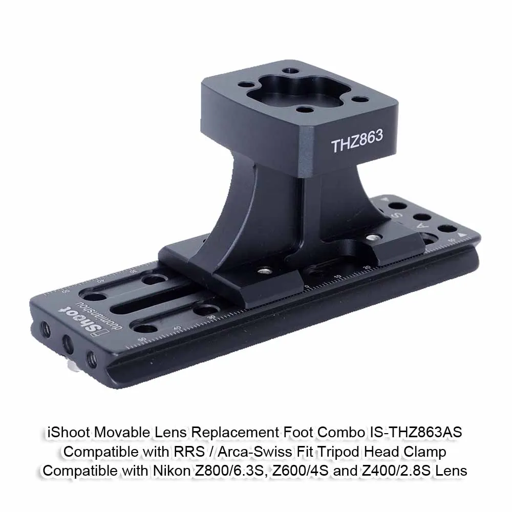 iShoot Tripod Mount Ring Base Lens Collar Replacement Foot for Nikon Z 800mm f/6.3 VR S
iShoot Tripod Mount Ring Base Lens Collar Replacement Foot for Nikon Z 800mm f/6.3 VR S